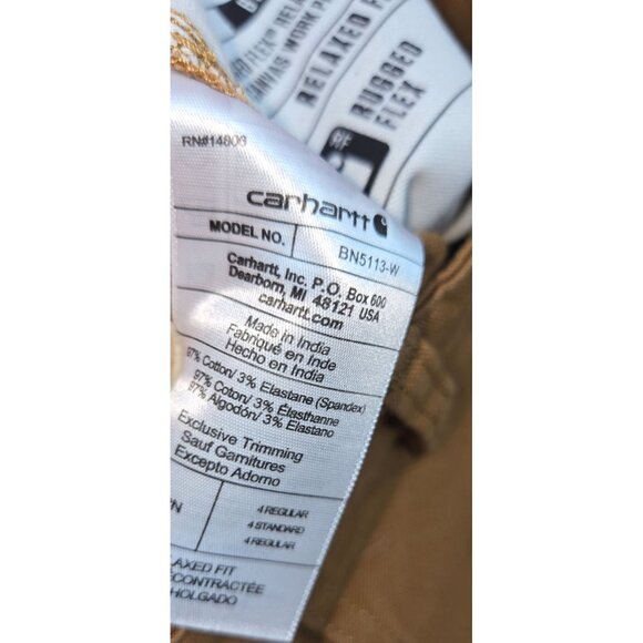 Carhartt Women's Rugged Flex Work Pants Size 4 30 x 30 NWOT - Picture 6 of 11